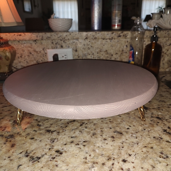 Large Round Wood Riser - Picture 3 of 4